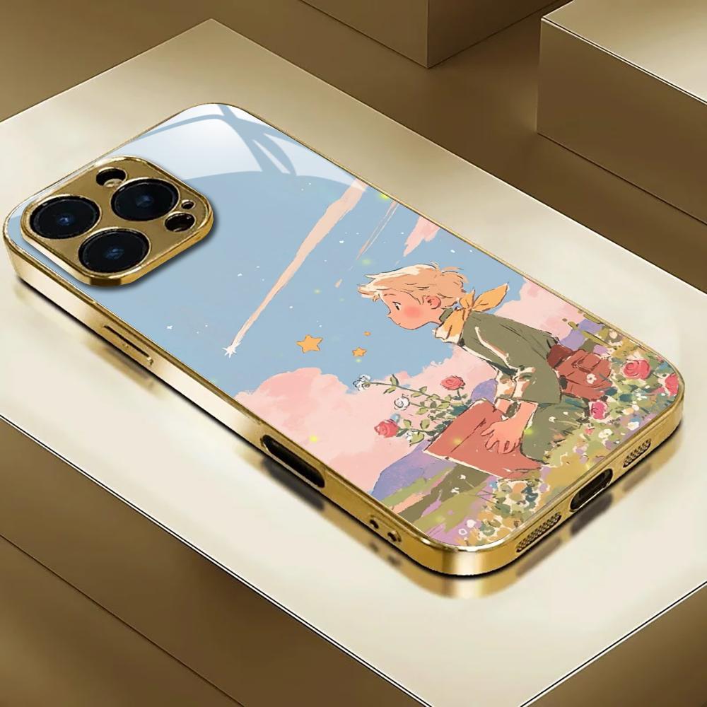 Apple Iphone 15 - INS Spiegel-Rosen-Kleiner-Prinz-Handyhülle für iPhone 17 AIR