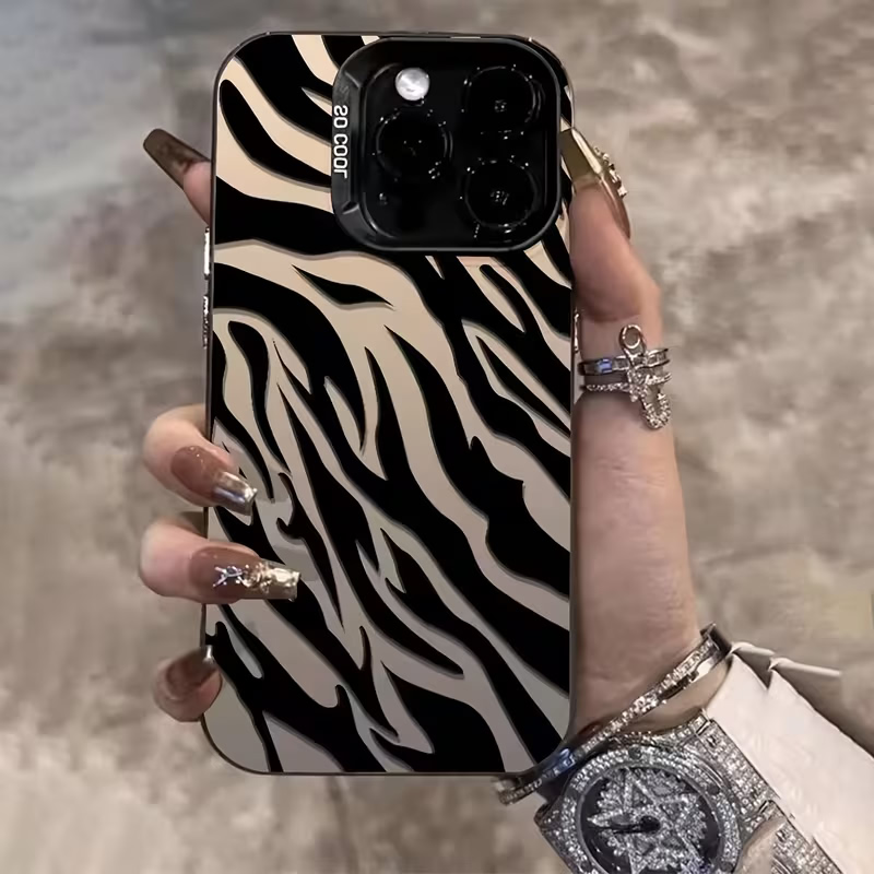 Zebra-Muster Schwarze Fortschr – Apple Iphone 15 Bewertung und Preis