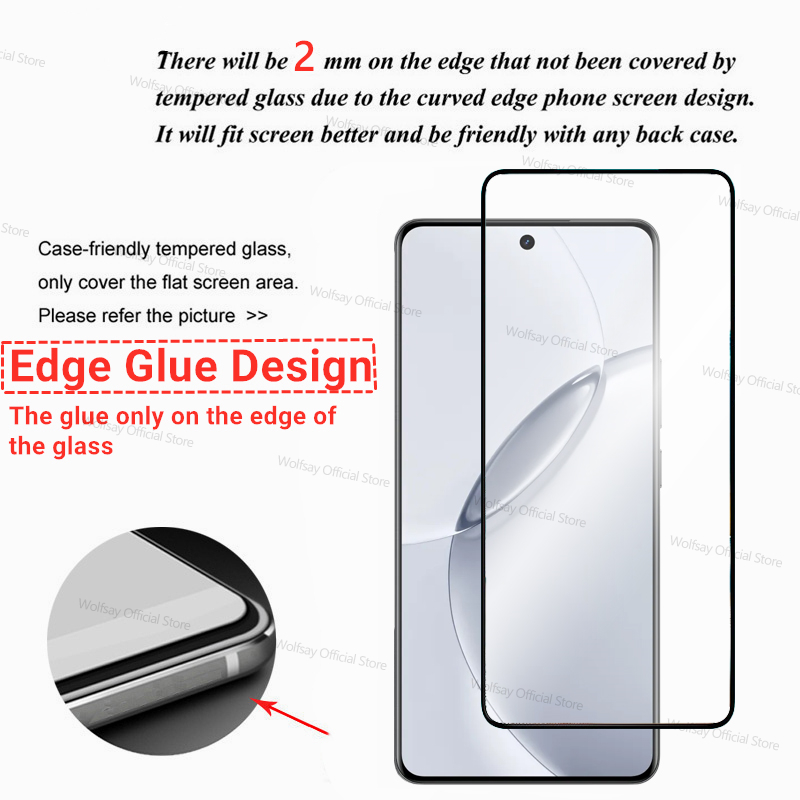 3/2/1PCS gebogenes Kanten-Glas – Curved Edge Screen Bewertung und Preis